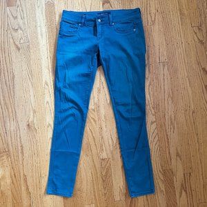 Vigoss Studio Skinny Jeans in Peacock Blue - 29